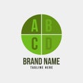 ABCD logotype vector symbol design.ÃÂ  Educational logo design.